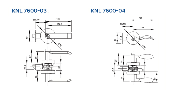 Heavy Duty Tubular Lever Lock