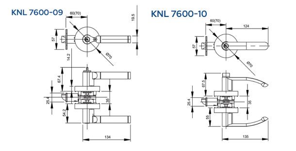 Heavy Duty Tubular Lever Lock