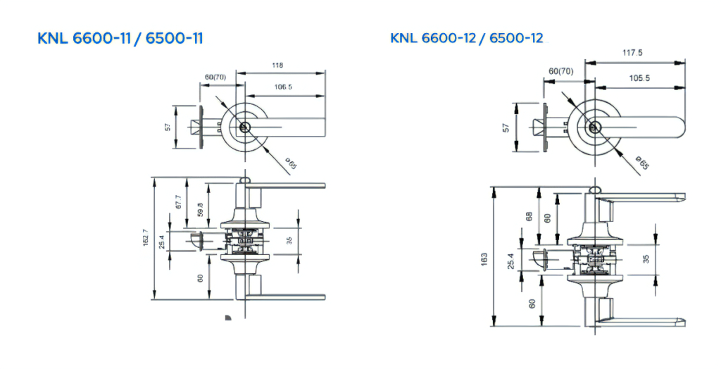 Tubular Lever Lock