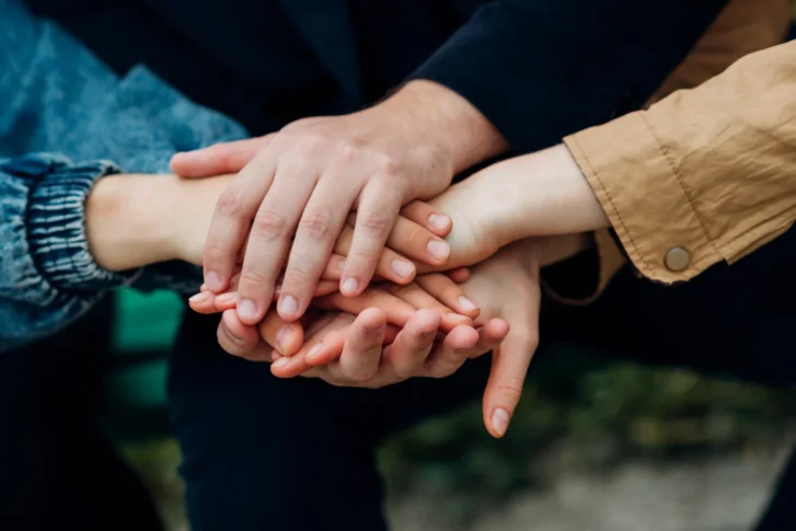 family hands